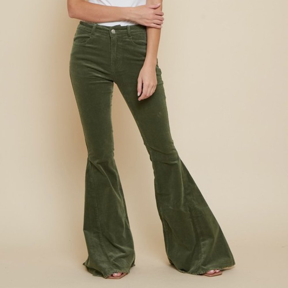 The Cyneburg Olive Flair Pant
